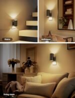 Dimmable Plug-In Night Lights with Dusk to Dawn Sensor, Soft White 3000K, Adjustable Brightness, 2-Pack for Hallway or Bedroom. - Image 5