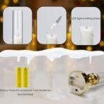 Prerish 6 PCS Flameless LED Candles with Remote Timer & Star String for Romantic Home & Wedding Decor. - Image 4