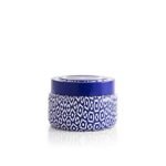 Capri Blue Volcano Printed Travel Tin Jar Candle - Luxury Candle with a Long Lasting Soy Wax Blend - Scented with Tropical & Fruity Fragrance (Blue Color, 8.5 oz)