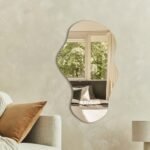 PERFNIQUE 35''x21'' Irregular Cloud Frameless Wall Mirror for Bathroom, Bedroom, and Living Room. - Image 5