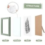 Funtopia 10-Pack Picture Frames Set: Multi-Size Collage Wall Decor for 8x10, 5x7, 4x6 Photos. Perfect for Walls or Tabletops! - Image 5