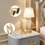 Zonsuli Golden Hands Sculpture: Elegant Resin Home Decor for Bedroom, Office, Weddings & More - Image 4