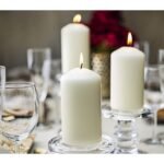 Bolsius Ivory Pillar Candles Set of 20 – 2x6 Unscented, Dripless & Smokeless for Weddings & Parties - Image 3