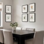 Vintage Wildflower Wall Art Set of 6, Framed Botanical Prints for Rustic Home Decor, 11x14 Inches. - Image 3