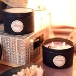 Inspireyes Scented Candle Set: 3-Wick, 19 oz Soy Wax for Aromatherapy & Meditation, Birthday Gift for Women. - Image 4