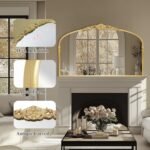 G-LEAF Vintage Baroque Mirror 48"x30" - Gold Ornate Frame for Fireplace, Entryway, Living Room & Bathroom - Image 3