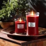 WoodWick Cinnamon Chai Medium Hourglass Candle | Crackling Wick | 60-Hour Burn Time - Image 6