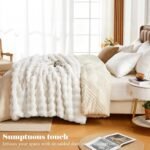 Cozy Faux Fur Twin Blanket, 1000 GSM Plush Sherpa for Couch & Bedroom - Perfect Gift for Women! - Image 6