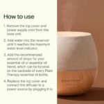 Plant Therapy Drift Linen Diffuser: Stylish linen cover, mist options, and color-changing light for spaces up to 320 sq ft. - Image 2