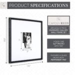 Camden Reed Arcadia Wall Frame Set - 8-Piece Natural Matted Frames, 16x20 & 16x16 Inches - Image 6