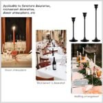 Vintage Black Candlestick Holders: Taper Candle Holders for Fireplace, Dining, and Parties. - Image 7