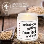 BaubleDazz Funny Wedding Gifts: 7oz Lavender Scented Soy Candle for Bride, Ideal Bachelorette & Bridal Shower Gift! - Image 4