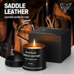 Men's Scented Candle | Saddle Leather Aromatherapy Gift for Dad & Boyfriend | 1 Pack Soy Candle for Home or Work - Image 5