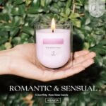 KOIMYSA Pink Floral Aromatherapy Candle - Rose Scented Soy Wax Gifts for Women & Lovers - Image 4