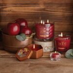 Root Candles Spiced Orchard Scent - Small Honeycomb Veriglass Premium Beeswax Blend Candle - Image 6