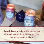 Our Own Candle Company Christmas Triple Scented Mason Jar Candle, 13 oz, 100-Hour Burn Time. - Image 4