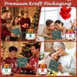 Christmas Candle Set: 4-Pack Scented Soy Candles for Home, Featuring Holiday Scents—Perfect Gifts! - Image 6