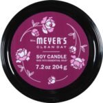 MRS. MEYER'S CLEAN DAY Peony Soy Aromatherapy Candle, 7.2 oz, 35-Hour Burn with Essential Oils - Image 10