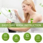 NICETOWN Blackout Window Curtain Panels - 100% Light Blocking Drapes for Nursery, 84" Thermal Insulated, 2 Pieces (White, 52" Wide Each) - Image 9