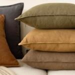 Foindtower 2-Pack 24x24 Inch Light Brown Linen Throw Pillow Covers – Soft Boho Farmhouse Decor for Sofa and Living Room. - Image 6