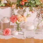 ComSaf Pack of 12 Clear Ribbed Glass Cylinder Vases, 6" Tall Bud Vases for Weddings & Parties - Image 3