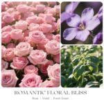 KOIMYSA Pink Floral Aromatherapy Candle - Rose Scented Soy Wax Gifts for Women & Lovers - Image 2