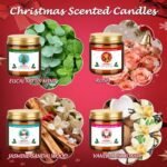 Christmas Candle Set: 4-Pack Scented Soy Candles for Home, Featuring Holiday Scents—Perfect Gifts! - Image 2