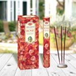 HEM Precious Rose Incense Sticks, 120 Count | Natural Aromatherapy for Stress Relief & Cleansing - Image 2