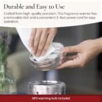 Candle Warmers ETC. Illumination Fragrance Warmer - Light-Up Warmer for Scented Wax Melts in White Harmony. - Image 6