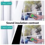 NICETOWN Blackout Window Curtain Panels - 100% Light Blocking Drapes for Nursery, 84" Thermal Insulated, 2 Pieces (White, 52" Wide Each) - Image 5