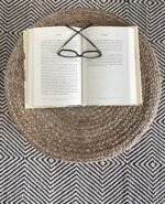 Scandilivin Homes Jute Braided Pouf Ottoman - Hand Knitted Boho Footrest for Living Room, Bedroom, and More (20" x 20" x 10") - Image 6