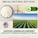 Snowman Christmas Candle | Fraser Fir Pine Scent | Non-Toxic Soy Wax | Handmade in the USA - Image 6