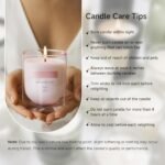 KOIMYSA Pink Floral Aromatherapy Candle - Rose Scented Soy Wax Gifts for Women & Lovers - Image 7