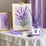 BEHAZEER Juniper Lavender Reed Diffuser, 6.77oz/200ml, Natural, Long-Lasting Aroma for Home & Bathroom, Includes 5 Reed Sticks. - Image 5