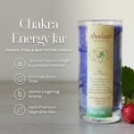 Premium Handcrafted Chakra Candle | 11 Oz | Abundance & Ajna | Yoga & Meditation | 60-Hour Burn | Lavender, Fir & Chamomile Oils - Image 3