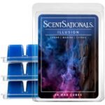 Scentsationals Wax Melts, Wax Cubes Strong Scent - Illusion - Long Lasting Scented Melts for Warmer, 10oz (24-Cubes)