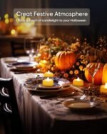 Merrynights LED Flameless Tea Light Candles - 24-Pack, 200 Hours of Realistic Glow for Weddings, Halloween, and Christmas. 1.5''D x 1.25''H. - Image 9