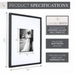 Camden Reed Arcadia Wall Frame Set - 8-Piece Natural Matted Frames, 16x20 & 16x16 Inches - Image 5
