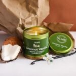 Coconut Vanilla Aromatherapy Candles - 5oz Natural Soy Wax, Non-Toxic, Long-Lasting, Ideal Spa Gift for Women. - Image 7
