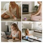 KOIMYSA Pink Floral Aromatherapy Candle - Rose Scented Soy Wax Gifts for Women & Lovers - Image 5