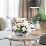 Maxdot 10x5 Inch Hand-Painted Blue and White Chinoiserie Stoneware Bowl - Decorative Kitchen Centerpiece. - Image 6