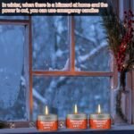 Chuarry 24-Piece Emergency Candle Set: 24-Hour Long-Lasting Soy Candles for Power Outages & Outdoor Activities (Silver) - Image 5