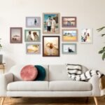 Funtopia 10-Pack Picture Frames Set: Multi-Size Collage Wall Decor for 8x10, 5x7, 4x6 Photos. Perfect for Walls or Tabletops! - Image 2