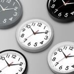 DAXSMY 14-Inch Silent Battery-Operated Wall Clock – Large, Non-Ticking Decor for Home & Office (Black) - Image 3