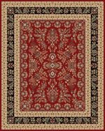 SAFAVIEH 6x9 Area Rug - Lyndhurst Collection, Red & Black, Traditional, Non-Shedding, Easy Clean, Perfect for Living Room, Bedroom, Dining Room (LNH331B) - Image 3