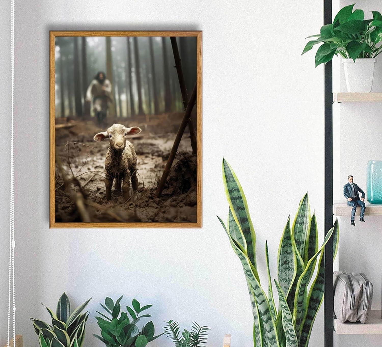 Our Review: Jesus ‌and lamb Canvas Art That Speaks to Faith