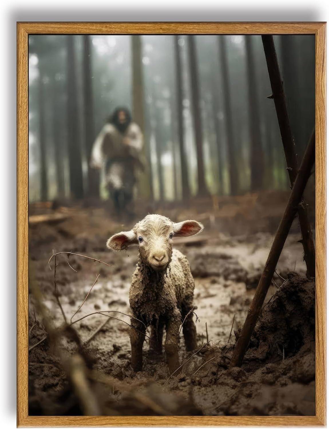 Our Review: Jesus and ​Lamb‌ Canvas Art That Speaks to Faith