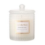 LA JOLIE MUSE Jasmine du Lotus Scented Candles - Ivy, Jasmine, Cedarwood | 10 oz Natural Soy Wax | 55 Hours Clean Burn | Floral Scented Candle | Gift-Ready for Hosts & Gatherings
