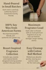 Farm Raised Candles - 5-Pack Christmas Soy Wax Melts | Holiday Variety (16 oz) - Fresh Cut Pine, Sugar Cookies, Apple Cinnamon - Image 7