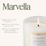 LA JOLIE MUSE Jasmine du Lotus Candle - Floral Ivy, Jasmine & Cedarwood | 10 oz Soy Wax | 55 Hours Burn - Image 6